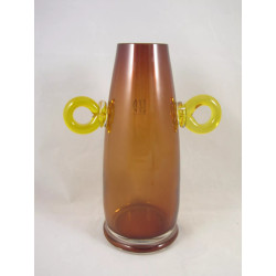 Marcello Furlan Murano Industrial art Glass Vase Manifattura del Vetro Stunning